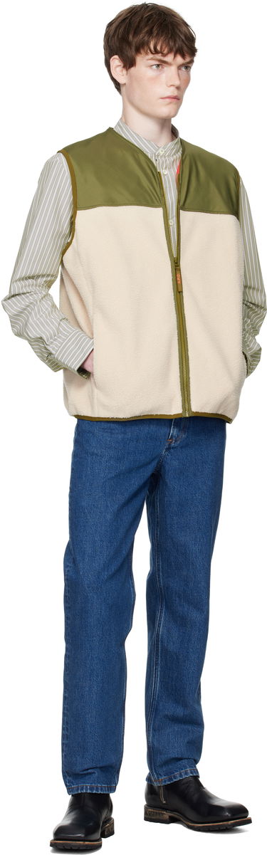 Жилетка A.P.C. A.P.C. Marty Fleece Vest Зелено | PSAIF-H32022, 3