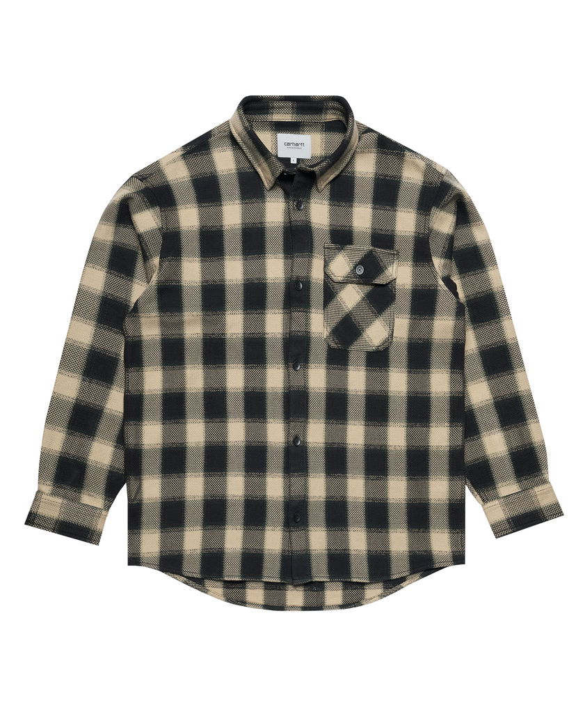 Риза Carhartt WIP Checkered Relaxed Fit Shirt Черно | I033834.2GSXX