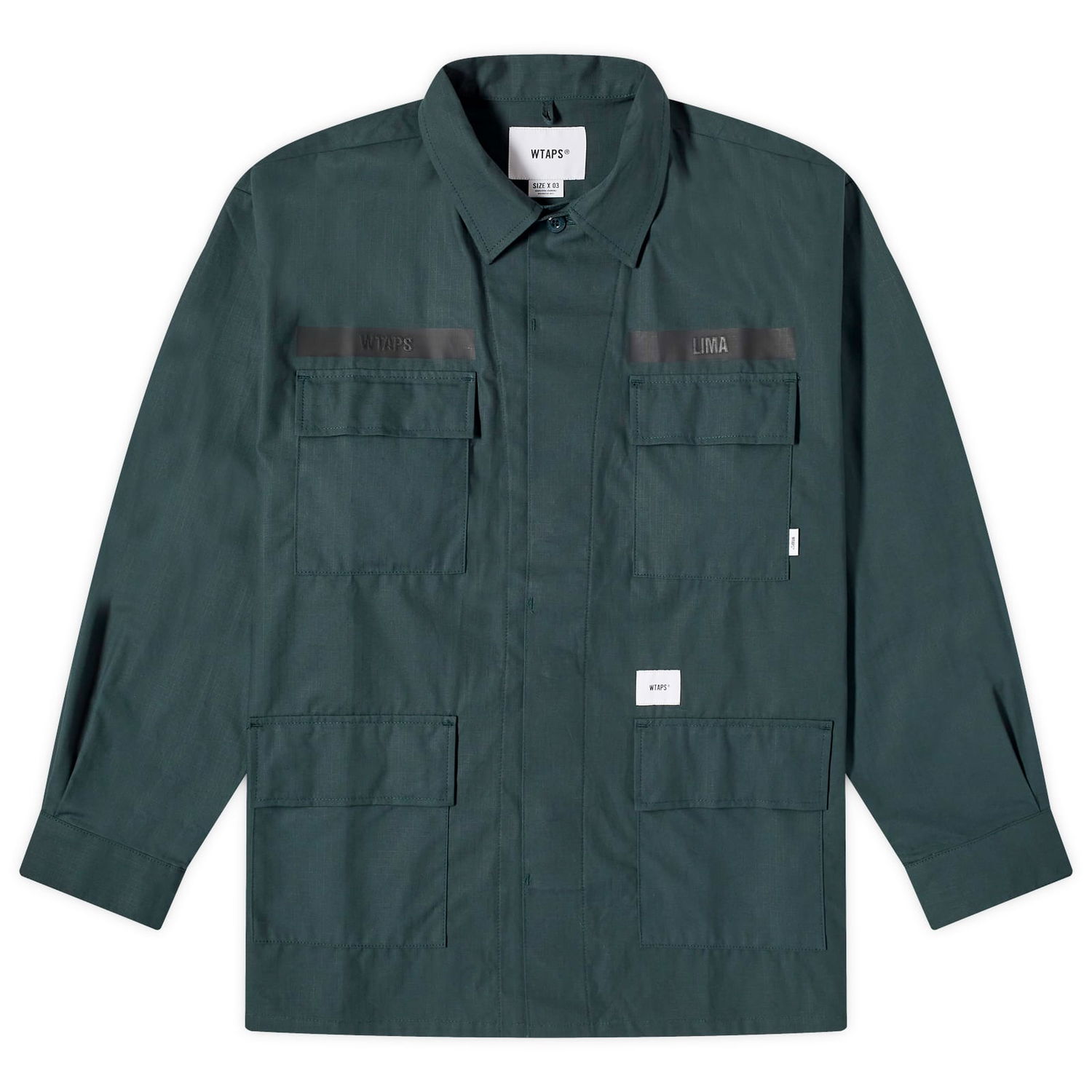 Яке WTAPS 17 Shirt Зелено | 241WVDT-SHM01-GRN, 0