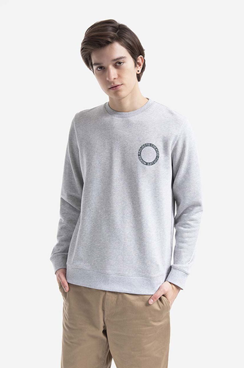 Суитчър NORSE PROJECTS Vagn BMC Logo Print Sweatshirt Сиво | N20.1284.1026