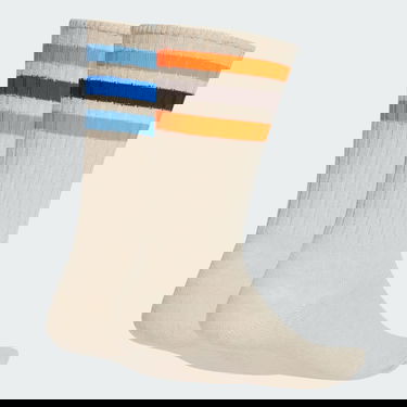 Чорапи adidas Performance Ribbed Crew Socks (2 Pairs) Бежово | JC8625, 0