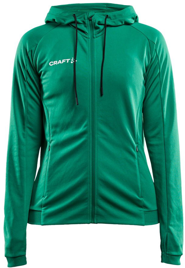 Суитчър Craft Evolve Full-Zip Training Hoodie Зелено | 1910158-651000, 0