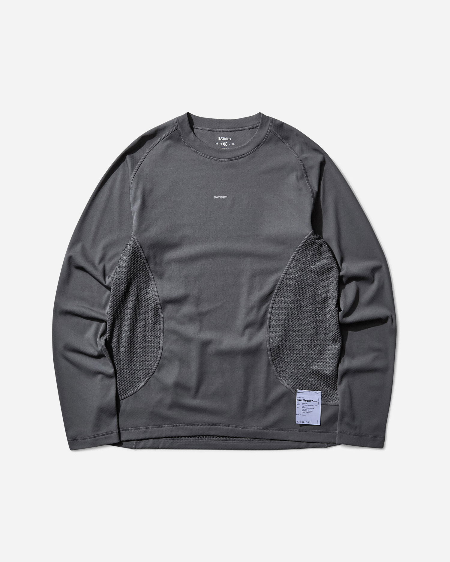 Тениска Satisfy FuzzFleece Octa Longsleeve T-Shirt Сиво | 11063 88201, 1