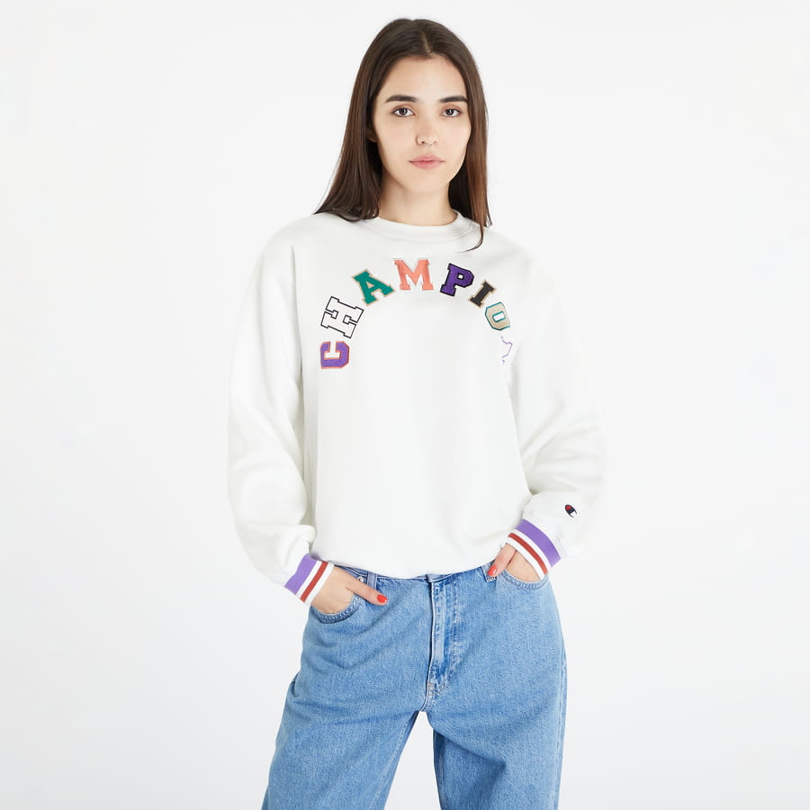 Суитчър Champion Crewneck Sweatshirt White Бяло | 116633 CHA WW033, 0