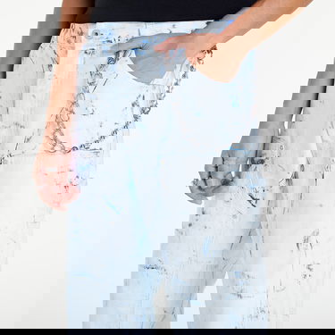 Дънки HERON PRESTON Overdyed Spray Canvas Carpenter Jeans Синьо | HMCA027F22FAB0034500, 2