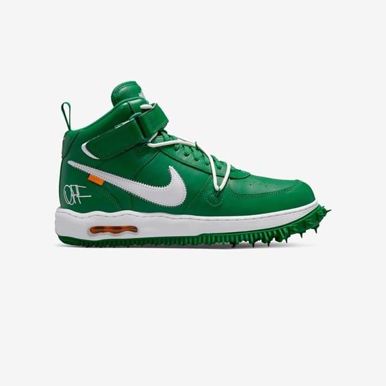Кецове и обувки Nike Off-White x Air Force 1 Mid "Pine Green" Зелено | DR0500-300, 1