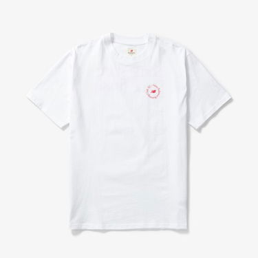 Тениска New Balance Made in USA Run Club Tee Бяло | MT23542_WT, 1