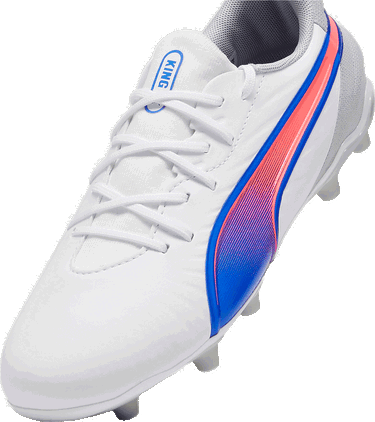 Кецове и обувки Puma Puma KING MATCH FG/AG Jr Бяло | 108048-02, 1