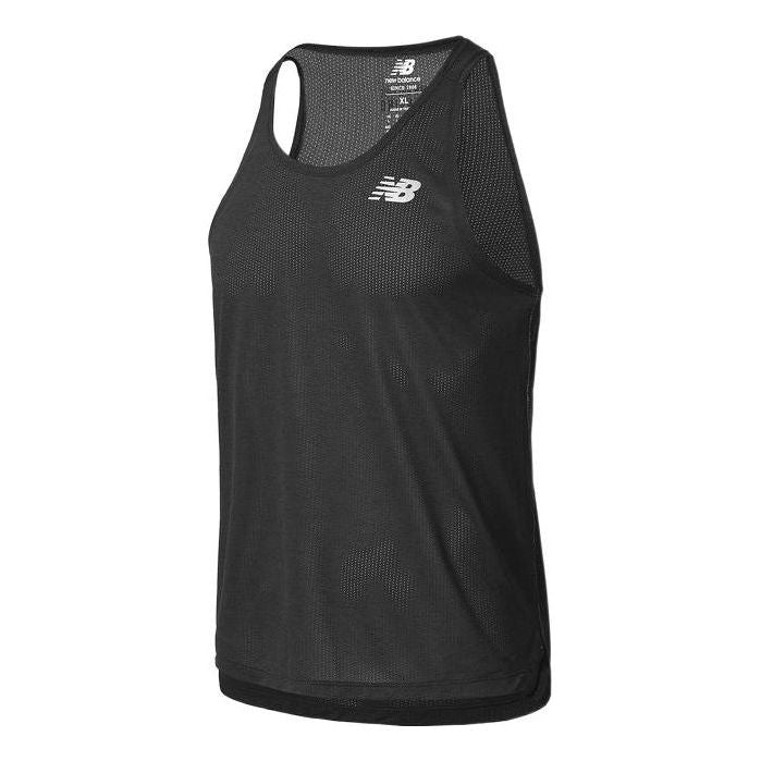 Потник New Balance Essentials Logo Running Tank Top Черно | AMT21260-BK, 0