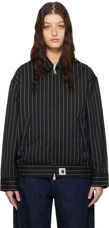Яке бомбър Carhartt WIP Carhartt WIP Seaton Pinstripe Jacket Черно | I034449 2MBXX, 0