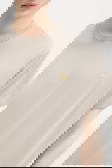 Тениска Carhartt WIP S/S Chase T-Shirt Бежово | I026391.2Q6XX, 3