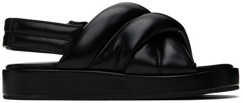 Pокля STAND STUDIO Stand Studio Spencer Padded Slingback Sandals Черно | 62249-8250