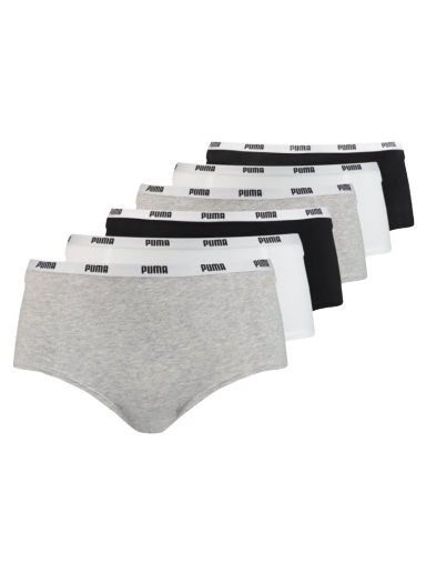 гащички Puma Hipster 6-pack Многоцветен | 701218976-002