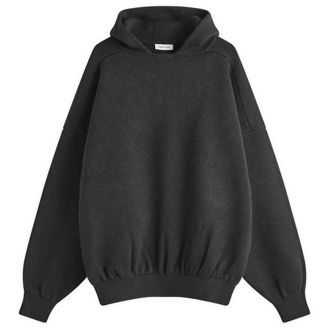 Boucle Knitted Hoodie