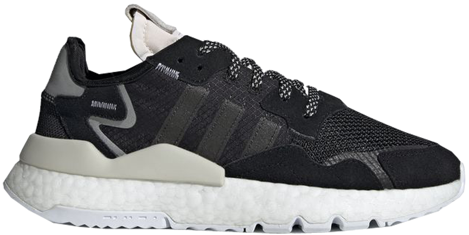 Кецове и обувки adidas Originals Nite Jogger Core Black Raw White W Черно | CG6253, 0