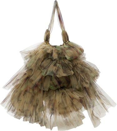 Голяма пазарска чанта Collina Strada Collina Strada Mist Tulle Tote Bag Кафяво | XX9020, 0