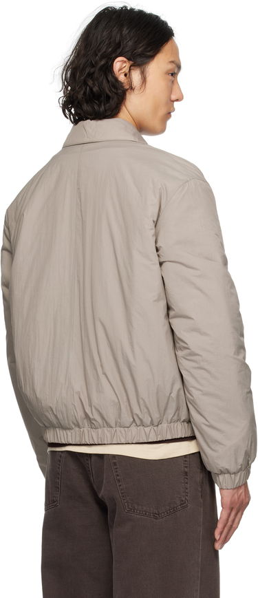 Яке бомбър AMI AMI de Coeur Zipped Jacket Сиво | HJK041.PA0009, 2