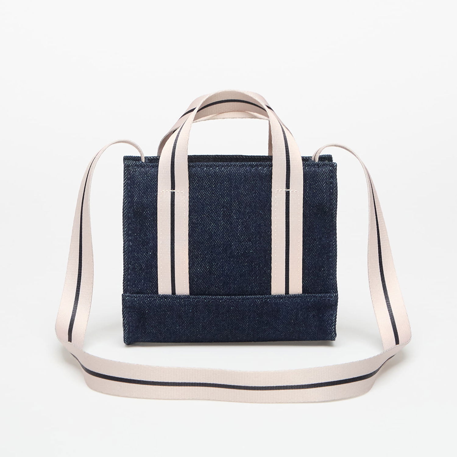 Голяма пазарска чанта Palm Angels Palm Angels Denim Mini Tote Bag Синьо | PGNA003S25FAB0014603, 1