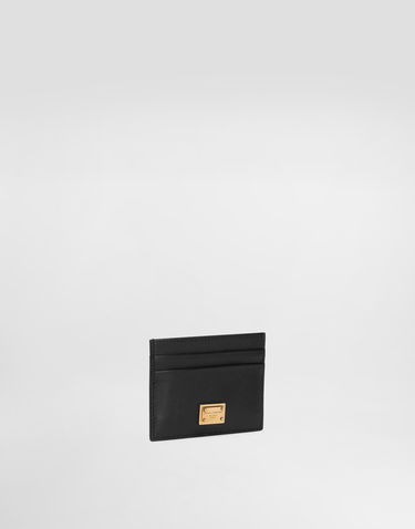Портфейл Dolce & Gabbana Dolce & Gabbana Plongé Calfskin Card Holder Черно | BI0330A9S2580999, 1