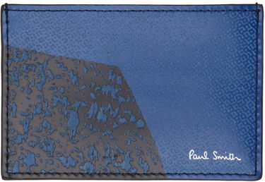 Портфейл Paul Smith Paul Smith Rug Print Card Holder Синьо | M1A-6137-LABTEX-PR, 0