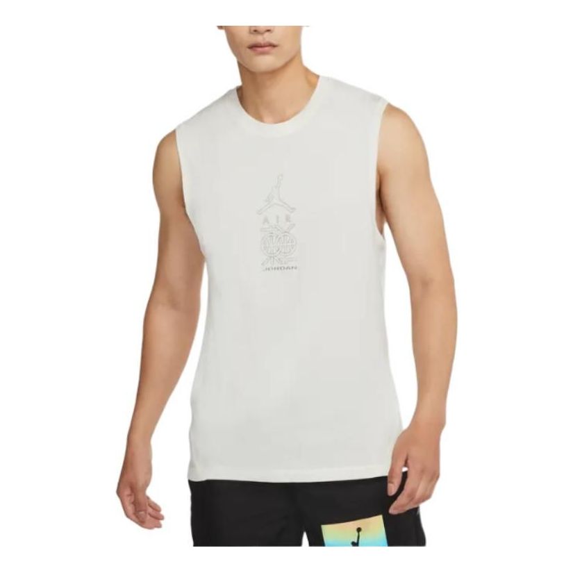 Потник Jordan Jordan Dongdan Logo Sleeveless Training Vest Бяло | DV6277-133