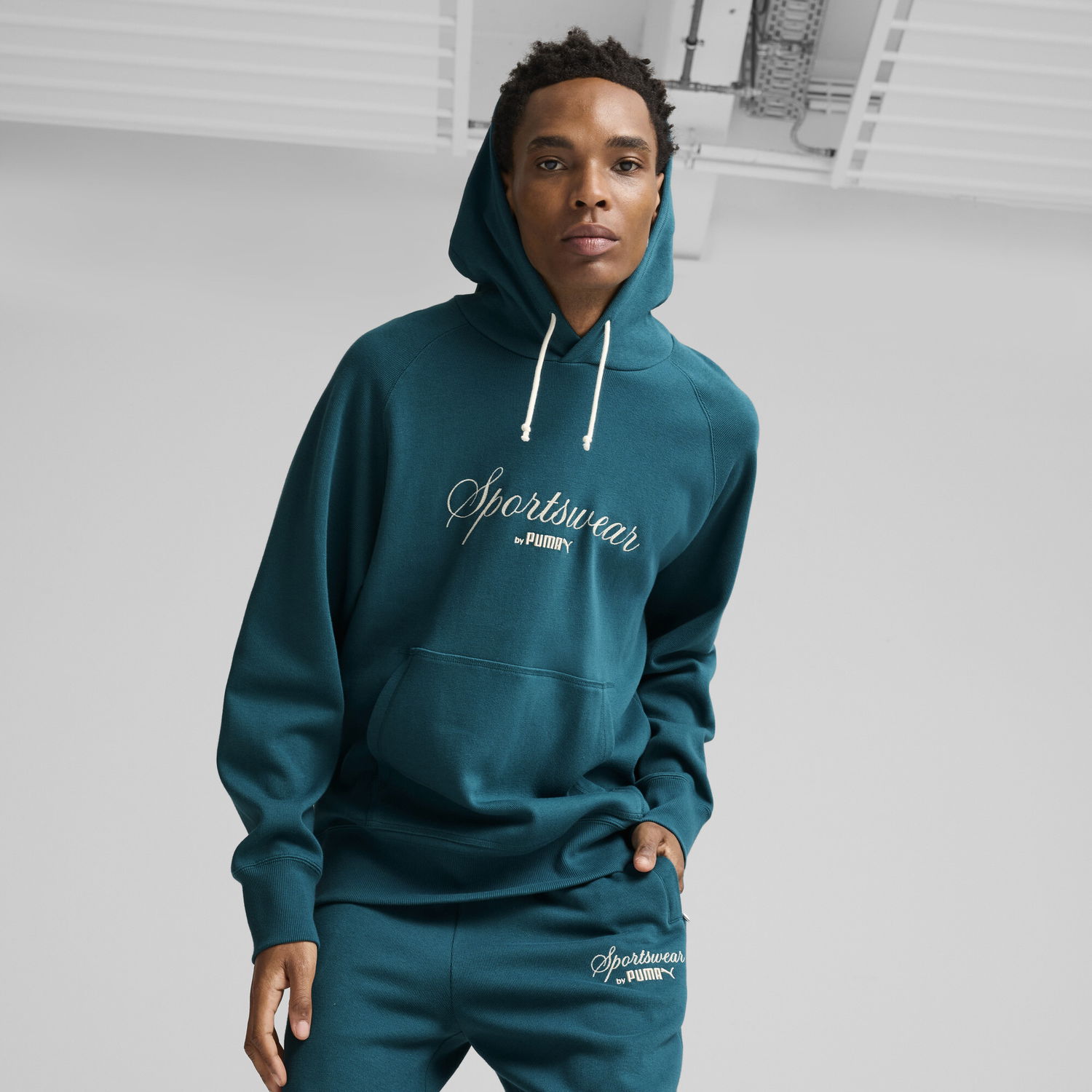 Суитчър Puma CLASSICS+ Relaxed Hoodie Зелено | 626722_22, 0