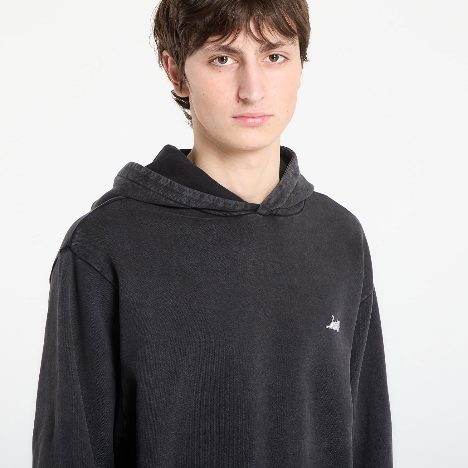 Суитчър RIPNDIP Castanza Hoodie Vintage Wash Черно | RNDBASIC261, 1