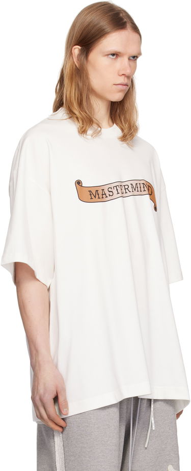 Тениска Mastermind WORLD Mastermind World Oversized Skull Tattoo T-Shirt Бяло | MW25S14-TS050-022, 1