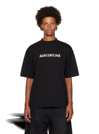 Тениска Balenciaga Mirror T-Shirt Черно | 764235-TNVR2-1070