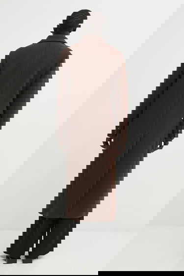 Палта Lacoste Long Textured Wool Coat Кафяво | BF5306, 1