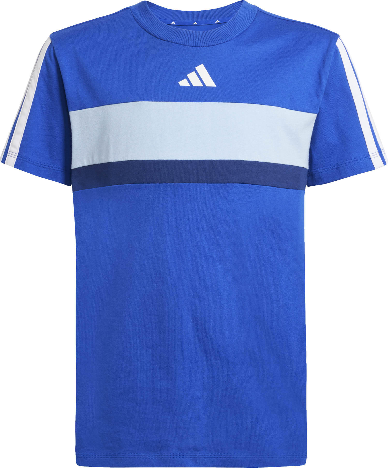 Тениска adidas Originals Essentials Tiberio 3-Stripes Tee Синьо | jc7470, 0