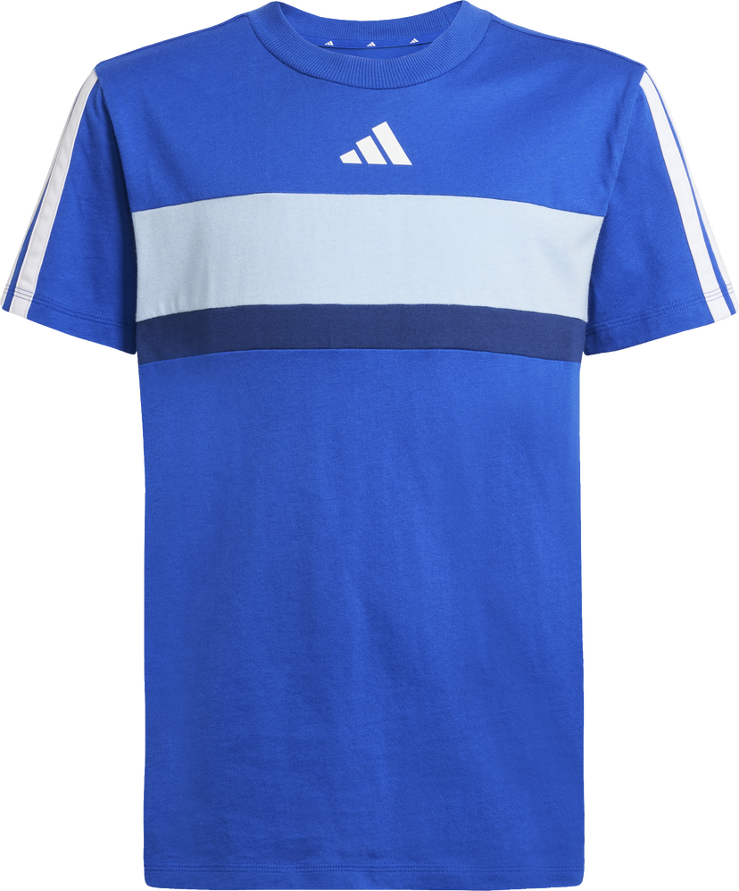 Тениска adidas Originals Essentials Tiberio 3-Stripes Tee Синьо | jc7470