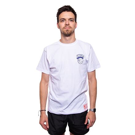 Тениска Mitchell & Ness NBA Merch Take Out Tee Knicks White Бяло | BMTRINTL1234-NYKWHIT, 0