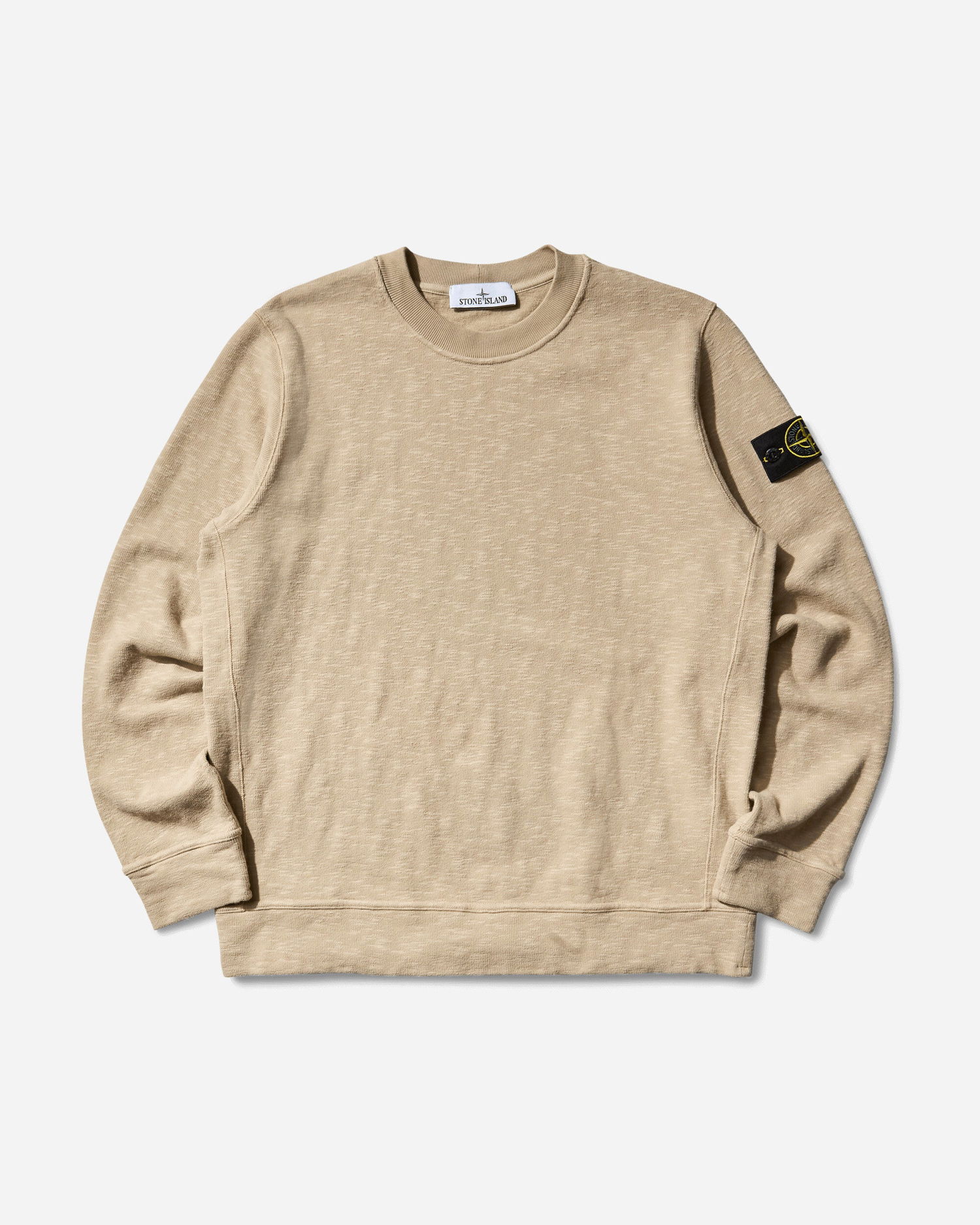 Суитчър Stone Island Brushed Heavy Cotton Jersey Sweatshirt Бежово | K2S15-6100053-S0238 V009A, 1