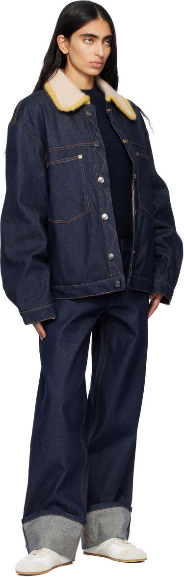 Дънки Charles Jeffrey Loverboy Loose Fit Pocket Waisted Jeans Тъмно синьо | 52040201, 3