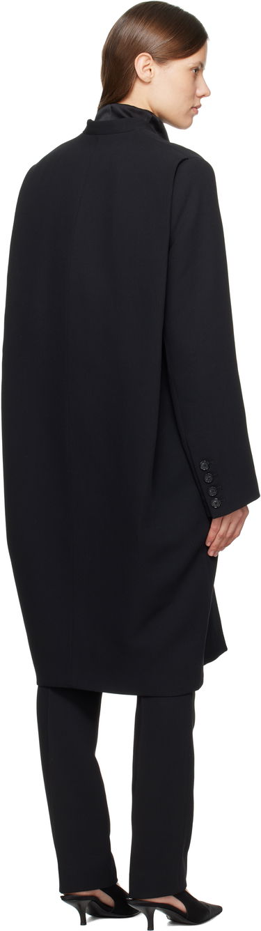Тренчкот TOTEME TOTEME Deep Pleat Coat Черно | 251-WRO4312-FB0336, 2