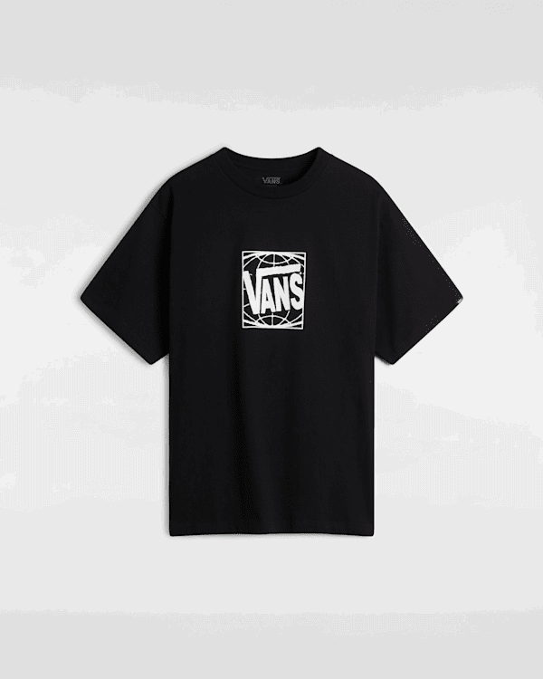 Тениска Vans Loose Fit T-Shirt with Geometric Logo Черно | VN000Q25BLK, 0