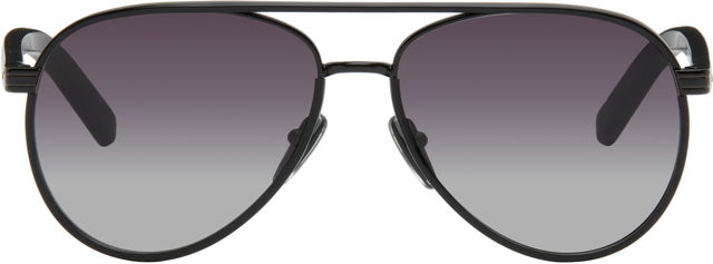 Iconic Metal Plaque Aviator Sunglasses