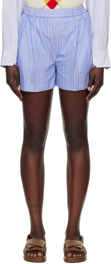 Къси панталони Marni Marni Striped Shorts Синьо | PAMA0553S0 UTC455, 0