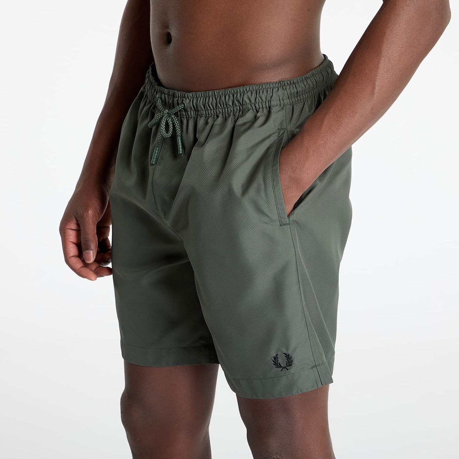 Къси панталони Fred Perry Fred Perry Classic Swim Shorts Зелено | S8508 X89, 1