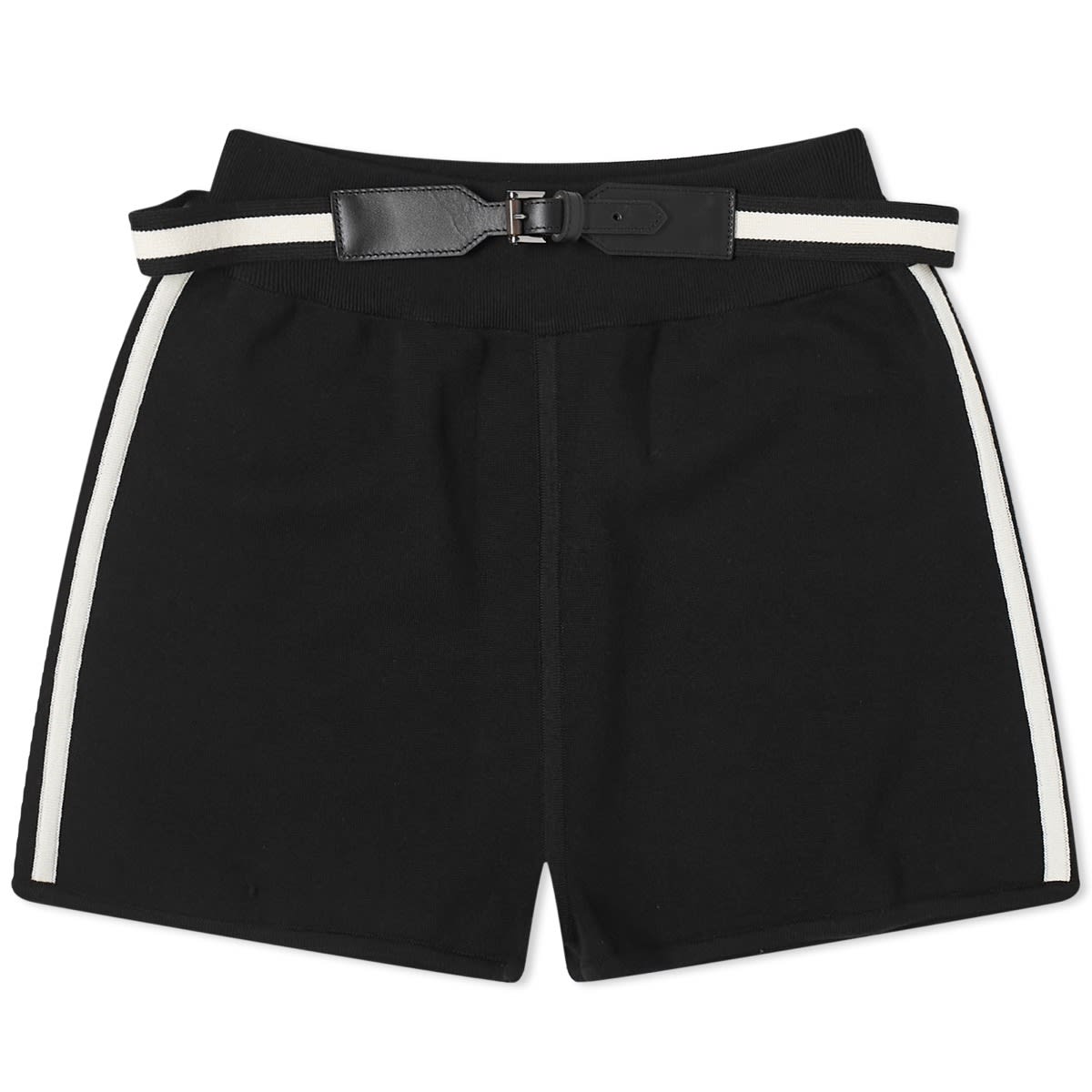 Къси панталони Max Mara Abile Knitted Shorts with Belt Черно | 2411331012600-006, 1