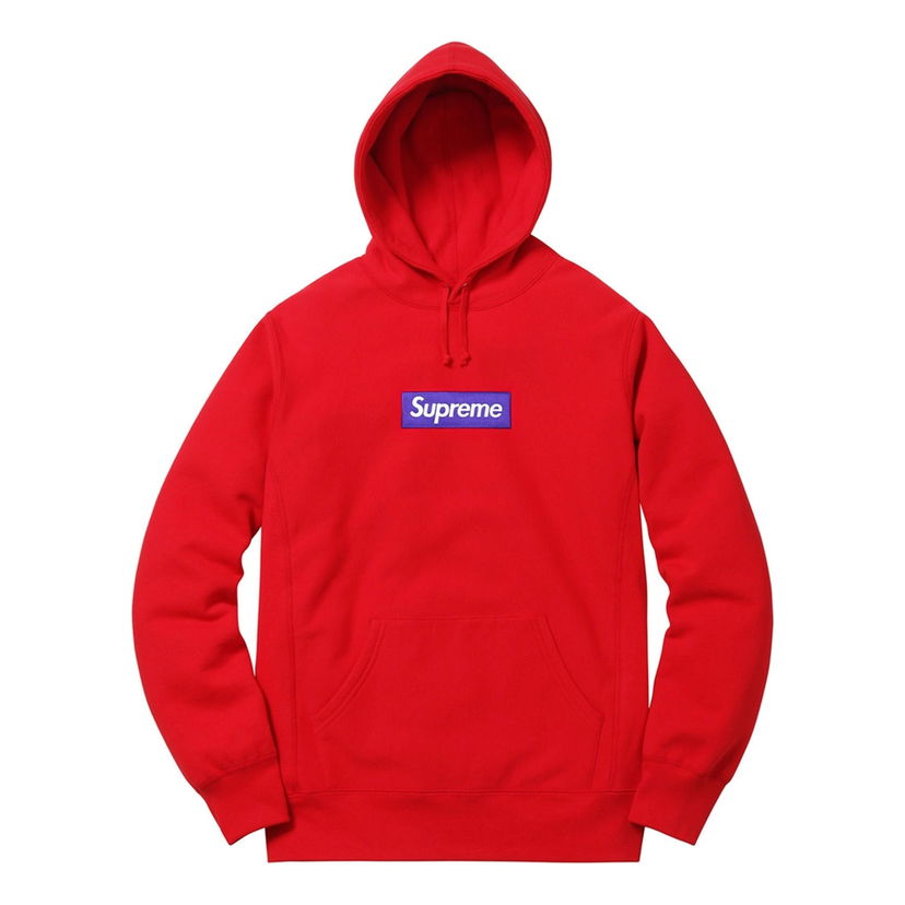 Суитчър Supreme FW17 Box Logo Hoodie Червено | SUP-SS18-612