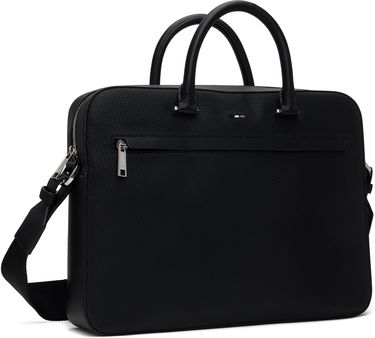 Дамска чанта BOSS BOSS Embossed Briefcase Черно | 50541517, 1