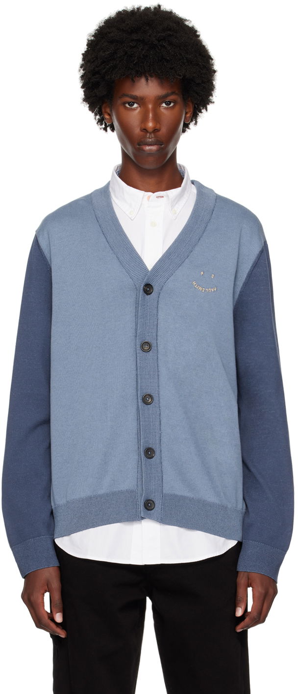 Пуловер Paul Smith PS Paul Smith Happy Cardigan Синьо | M2R-957Y-N22149-46, 0