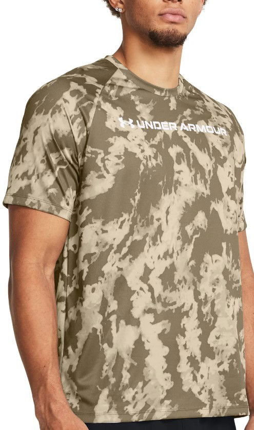 Тениска Under Armour UA TECH ABC CAMO SS-BRN Бежово | 1361698-289