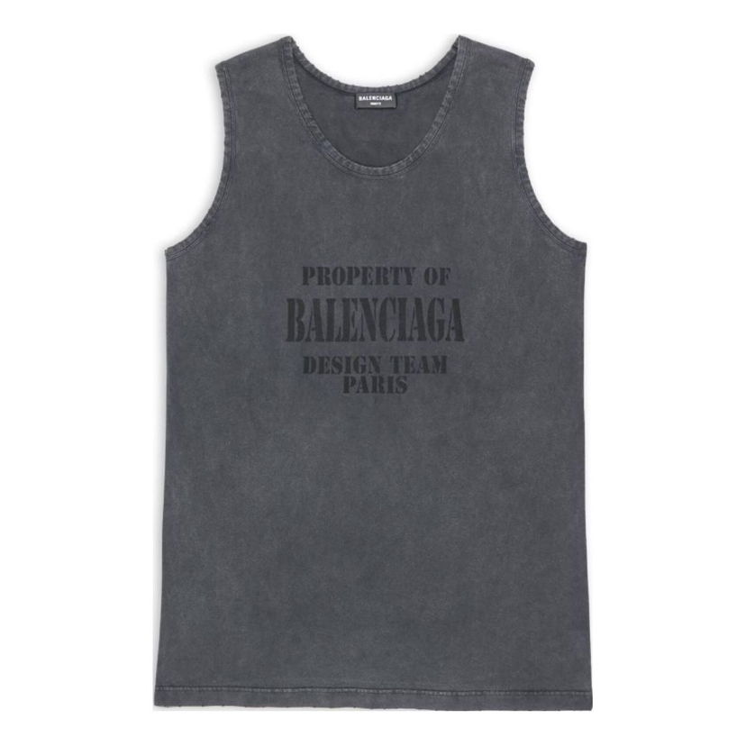 Потник Balenciaga Balenciaga Loose Tank Top Сиво | 697880TMVI11055