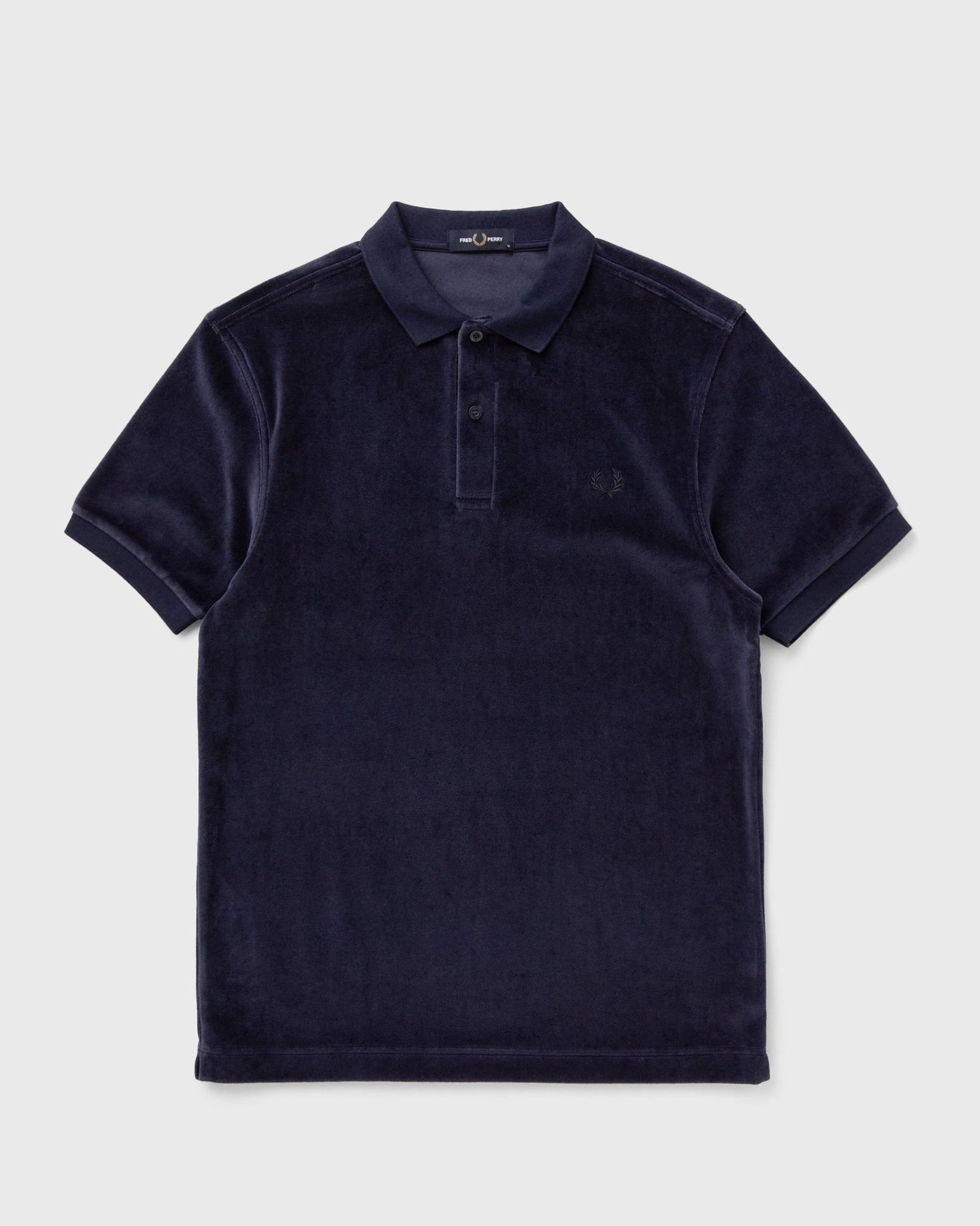 Поло тениска Fred Perry Velour Zip Neck Polo Shirt Тъмно синьо | M8720-395, 0