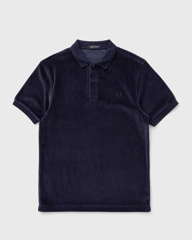 Поло тениска Fred Perry Velour Zip Neck Polo Shirt Тъмно синьо | M8720-395, 0