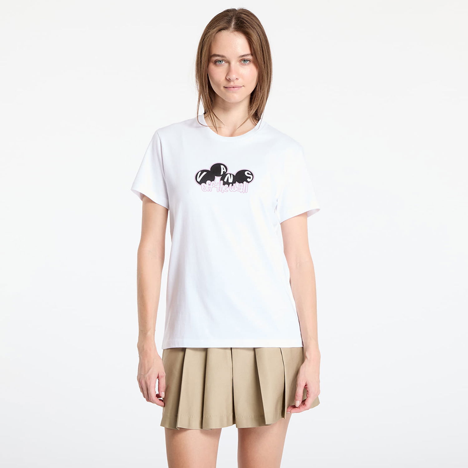 Тениска Vans T-shirt Rolling SS Bff White S Бяло | VN000HHNWHT1, 0