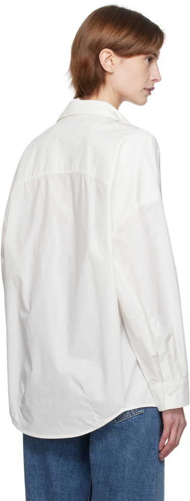 Риза AGOLDE AGOLDE Roux Relaxed-Fit Shirt Бяло | A7354-1769, 2
